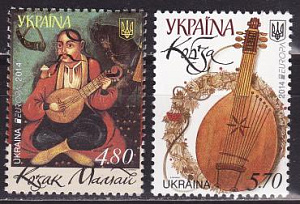 Украина _, 2014, Европа, Музыкальные инструменты, 2 марки